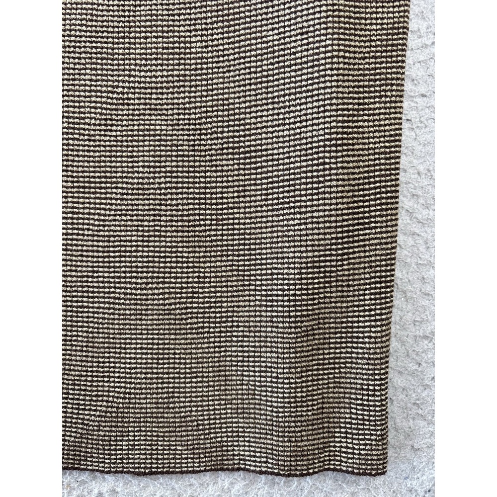 Isa Boulder‎ Lenticular Pants Size XL Brown Handmade Avant-Garde Structural Knit - Picture 5 of 13
